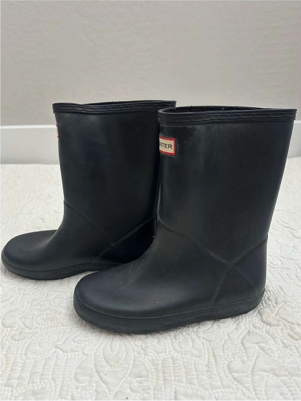 Hunter Original Kids Black Rain Boots Toddler Size 11
